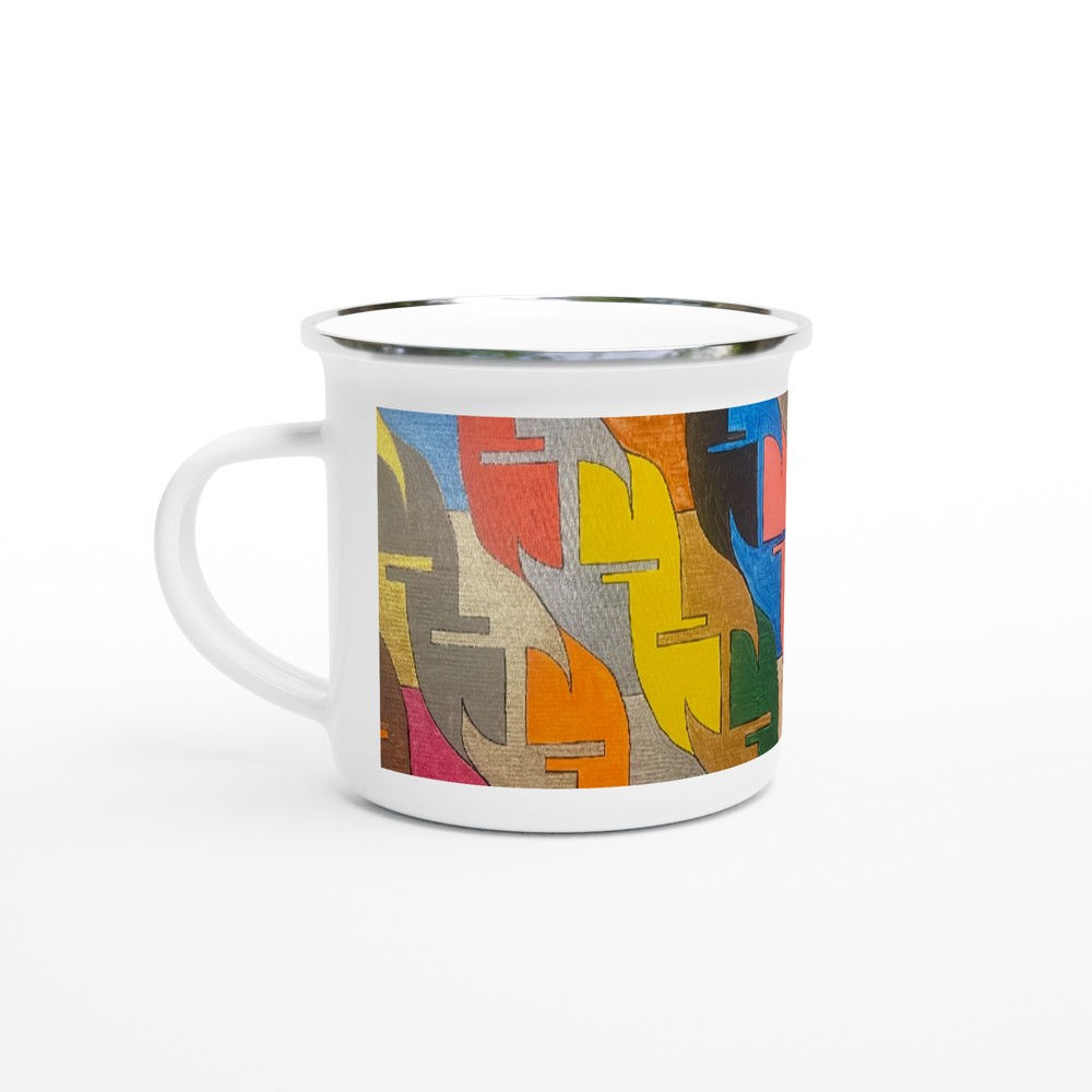 White 12oz Enamel Mug