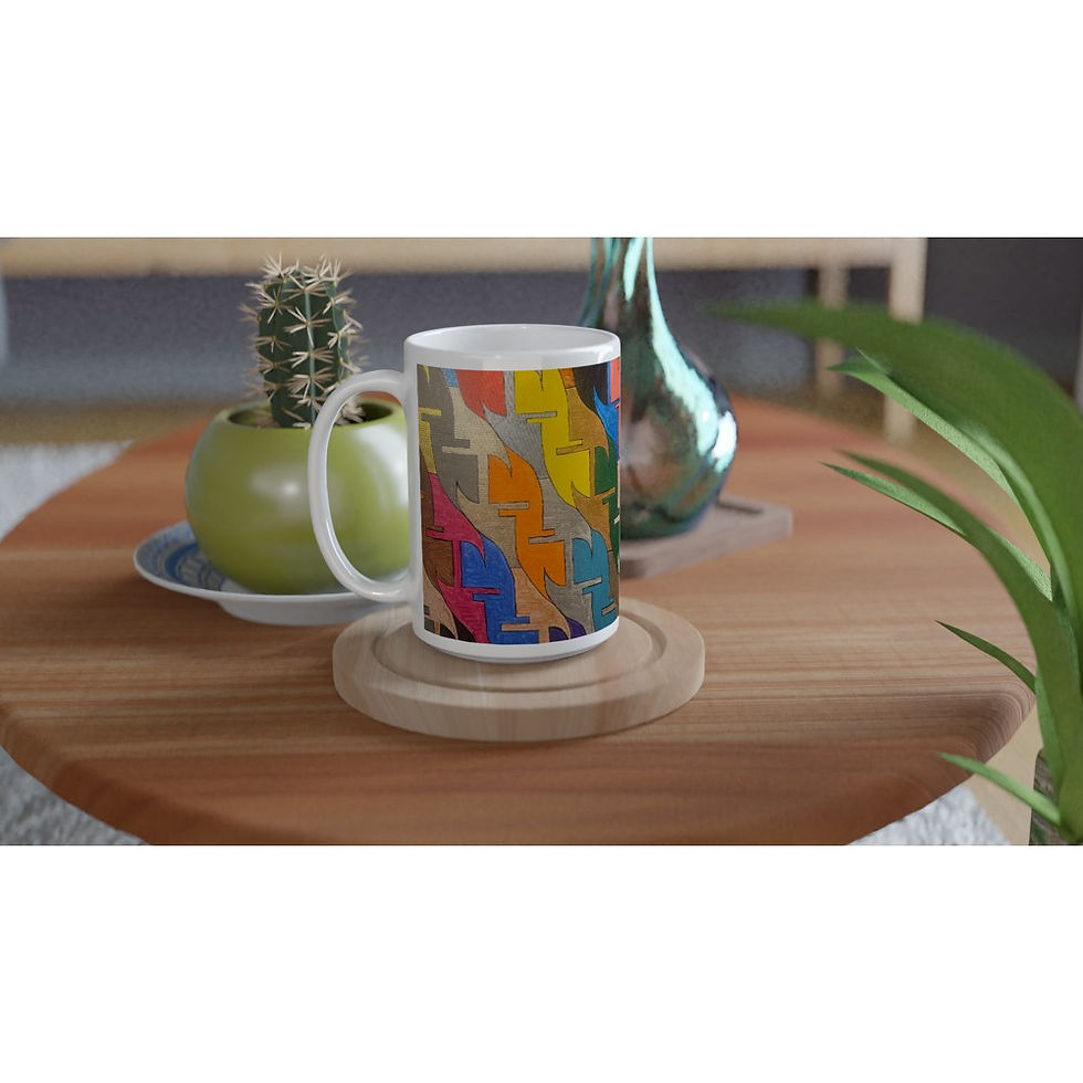 Thumbnail: White 15oz Ceramic Mug