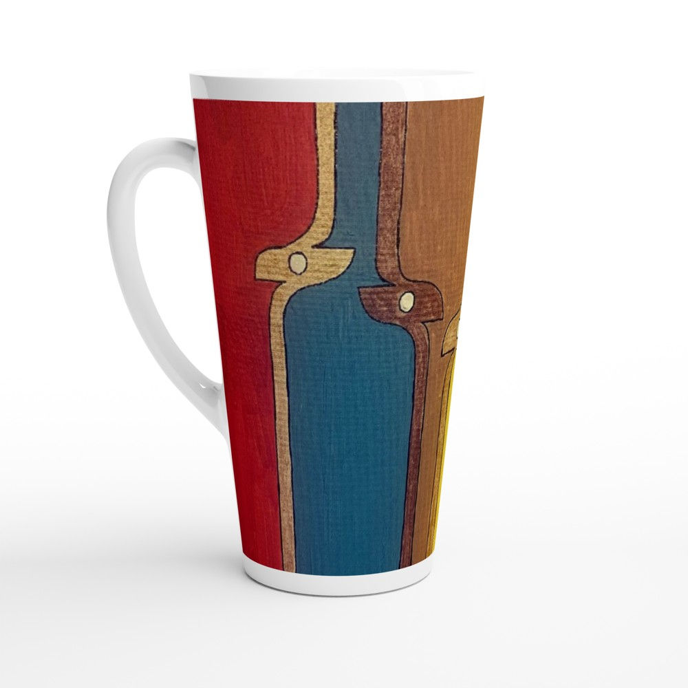 White Latte 17oz Ceramic Mug