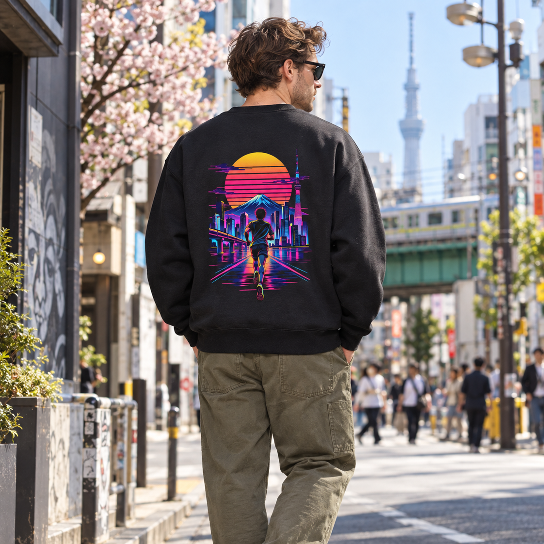 Tokyo Cyberpunk – Unisex Sweatshirt