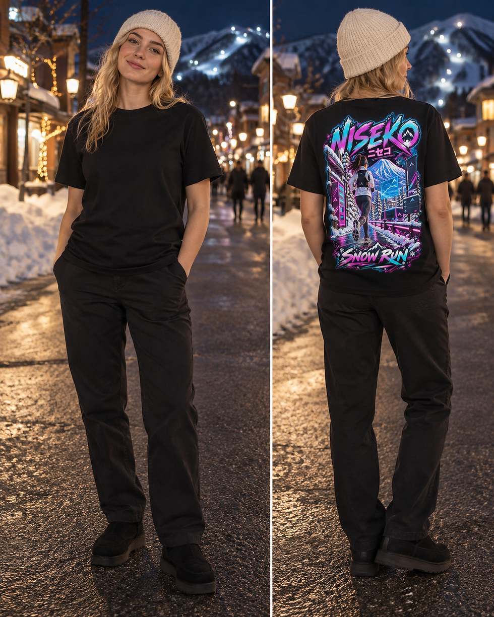 サムネイル： Niseko Cyberpunk – Unisex T-Shirt