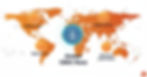 World map highlighting digital dollar, yuan, euro, and other CBDCs