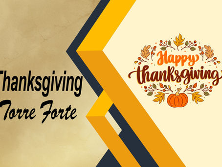 BOLETIM 1314 - Thanksgiving Torre Forte