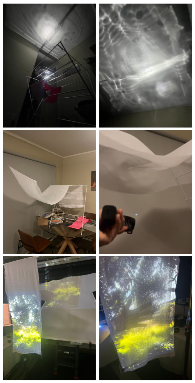 Figure 5. Photos of physical experiment setups and tests.