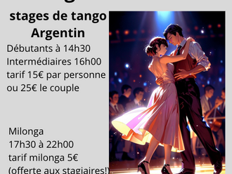 Plongez dans l'univers du Tango Argentin : Une Journée 100% Tango à Clichy 6 Avril 2025