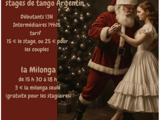 Stage de Tango Argentin le 14 Décembre – Débutants & Intermédiaires
