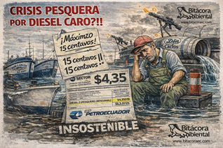 Flota pesquera advierte colapso operativo por costo del diésel y pide acciones al Gobierno