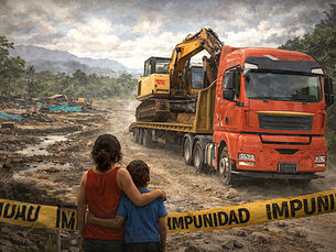 Napo: mineros ilegales salen y el daño ambiental se queda