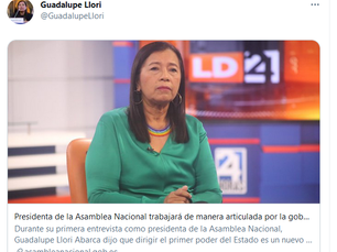Una mujer amazónica preside una Asamblea Nacional no tan verde