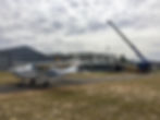 hanger at Stellenbosch airport