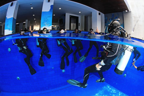 PADI IDC Confined Water Teaching