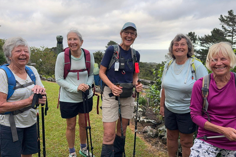 Great fun hiking with a bunch of women!