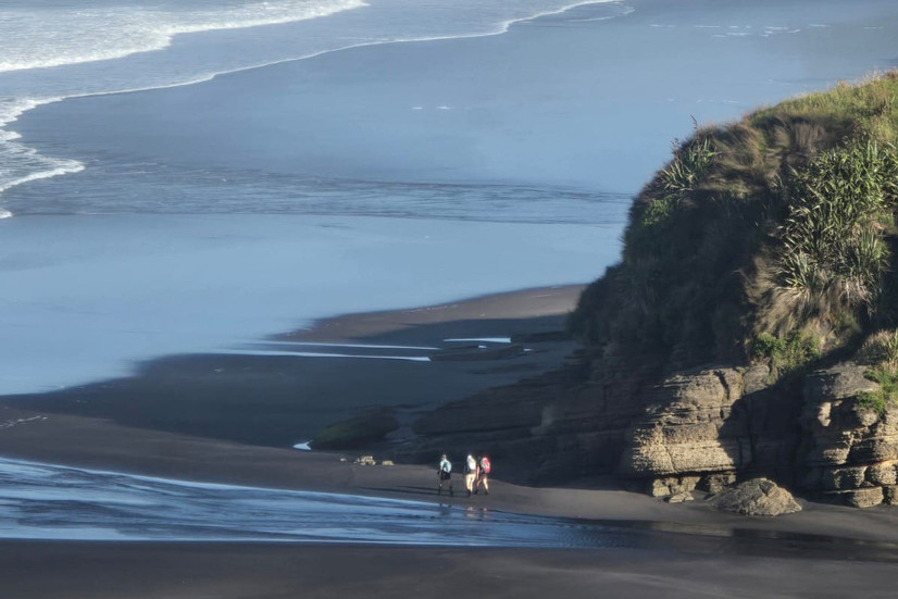 Experience beautiful black sand beaches