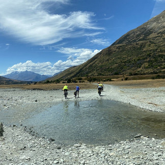 Around the mountains cycle trail - fords to navigate