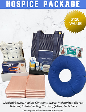 hospice supplies for seniors and caregivers
