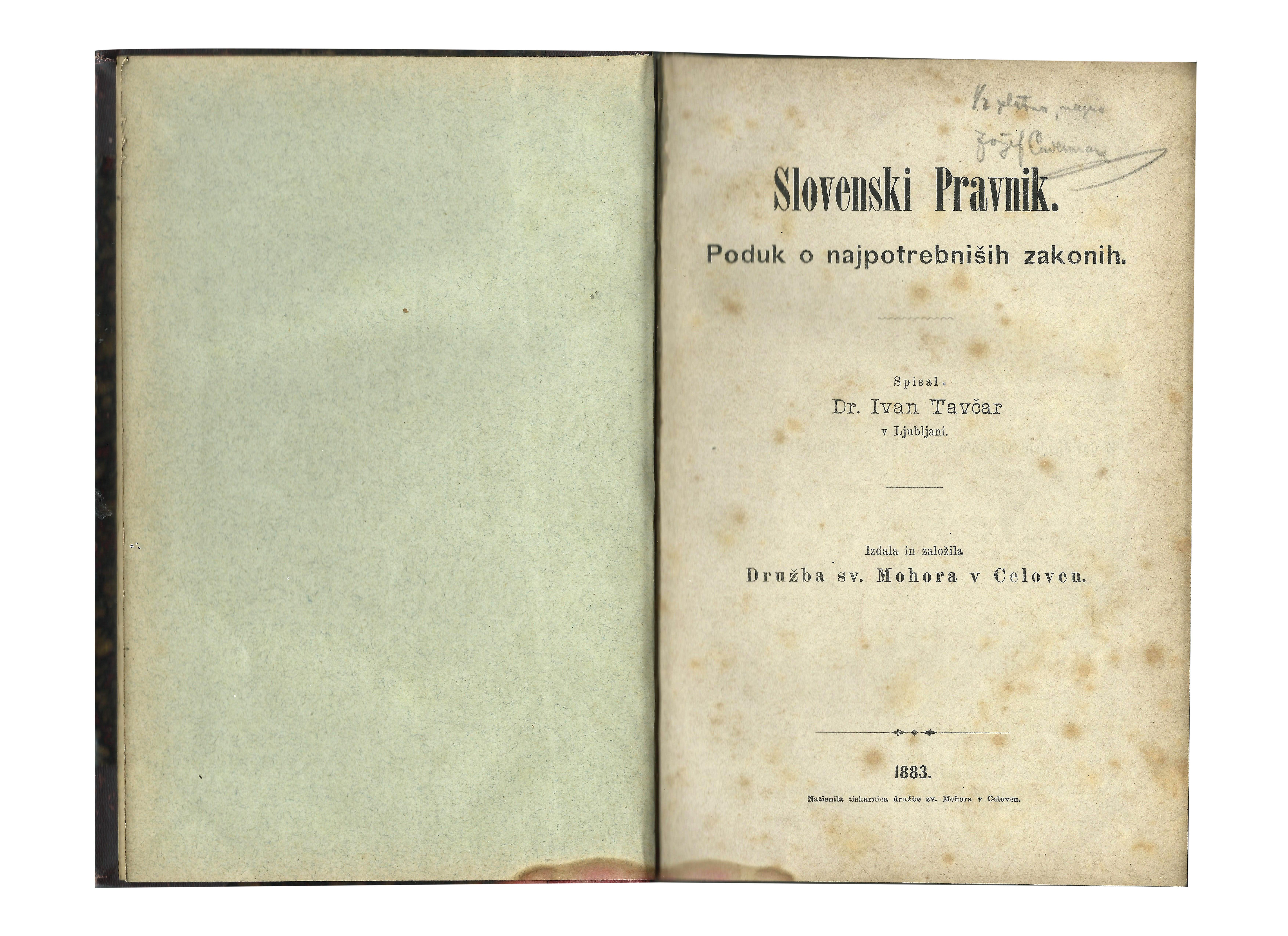 33. Ivan Tavčar, 1851-1923