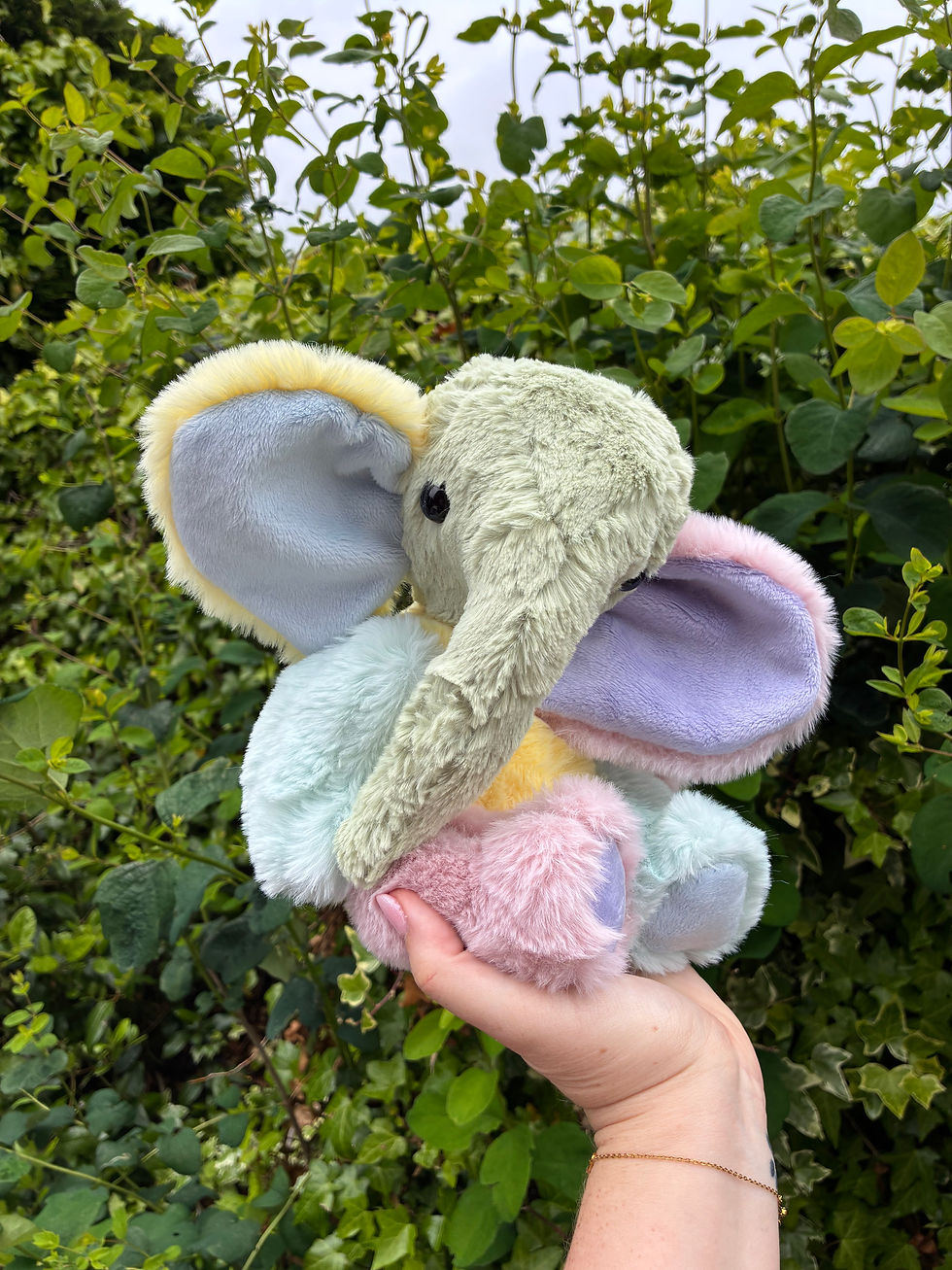 Thumbnail: Elise the Elephant art plush 