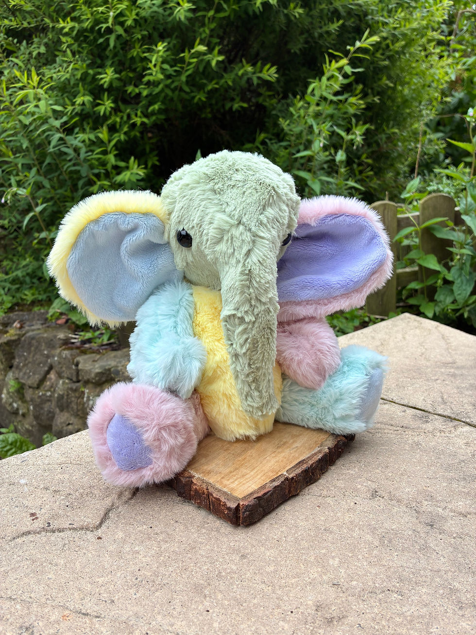 Thumbnail: Elise the Elephant art plush 