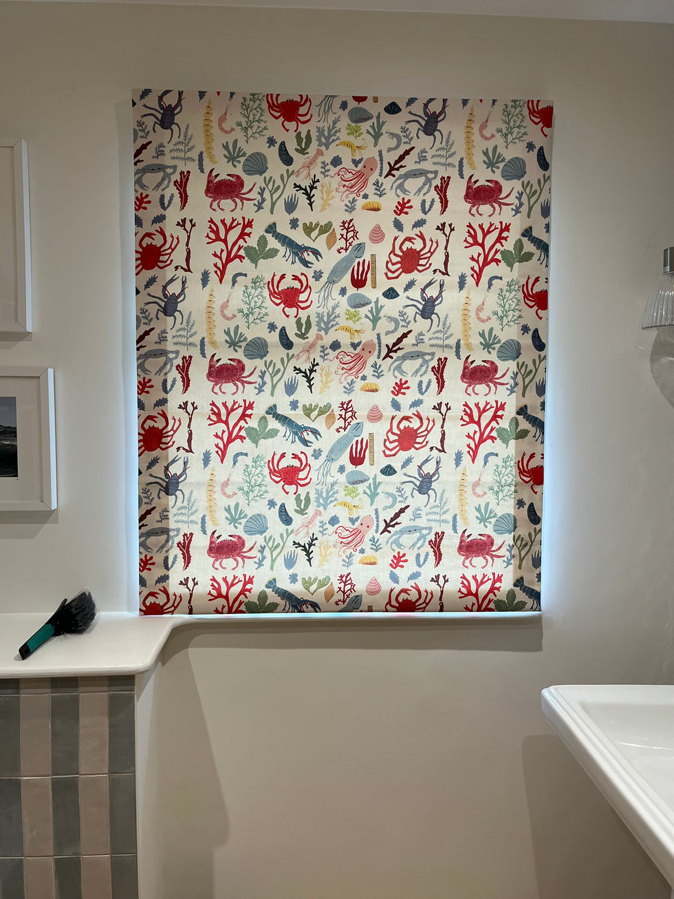 Bathroom Roman Blind