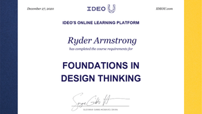 Foundations in Design Thinking Certificate of Completion