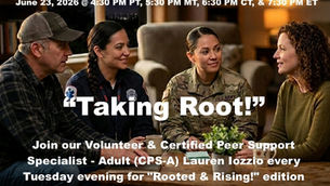 Join Lauren & Friends TONIGHT for "Taking Root!" with Warriors for Life (WFL)