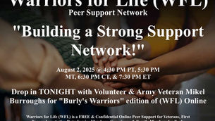 Join Mikel TONIGHT for "Building a Strong Support Network!" with Warriors for Life (WFL)