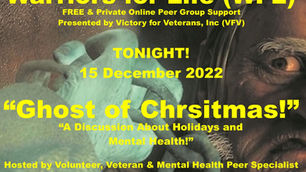 Join Derrick TONIGHT for "Ghosts of Christmas!" with Warriors for Life (WFL) Presented by VFV!
