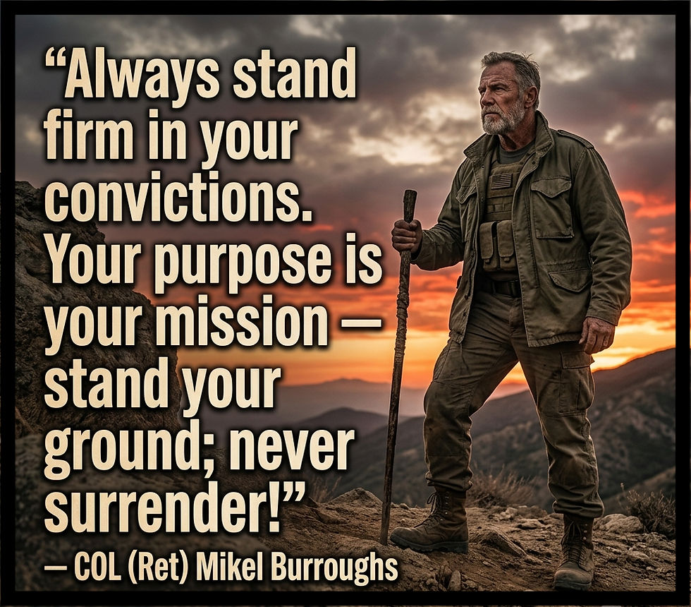 The “Colonel’s” VFV Motivational/Inspirational Quotes & Message of the Day and Week!