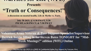 Drop in with Warriors for Life (WFL) TONIGHT for "Truth or Consequences!"