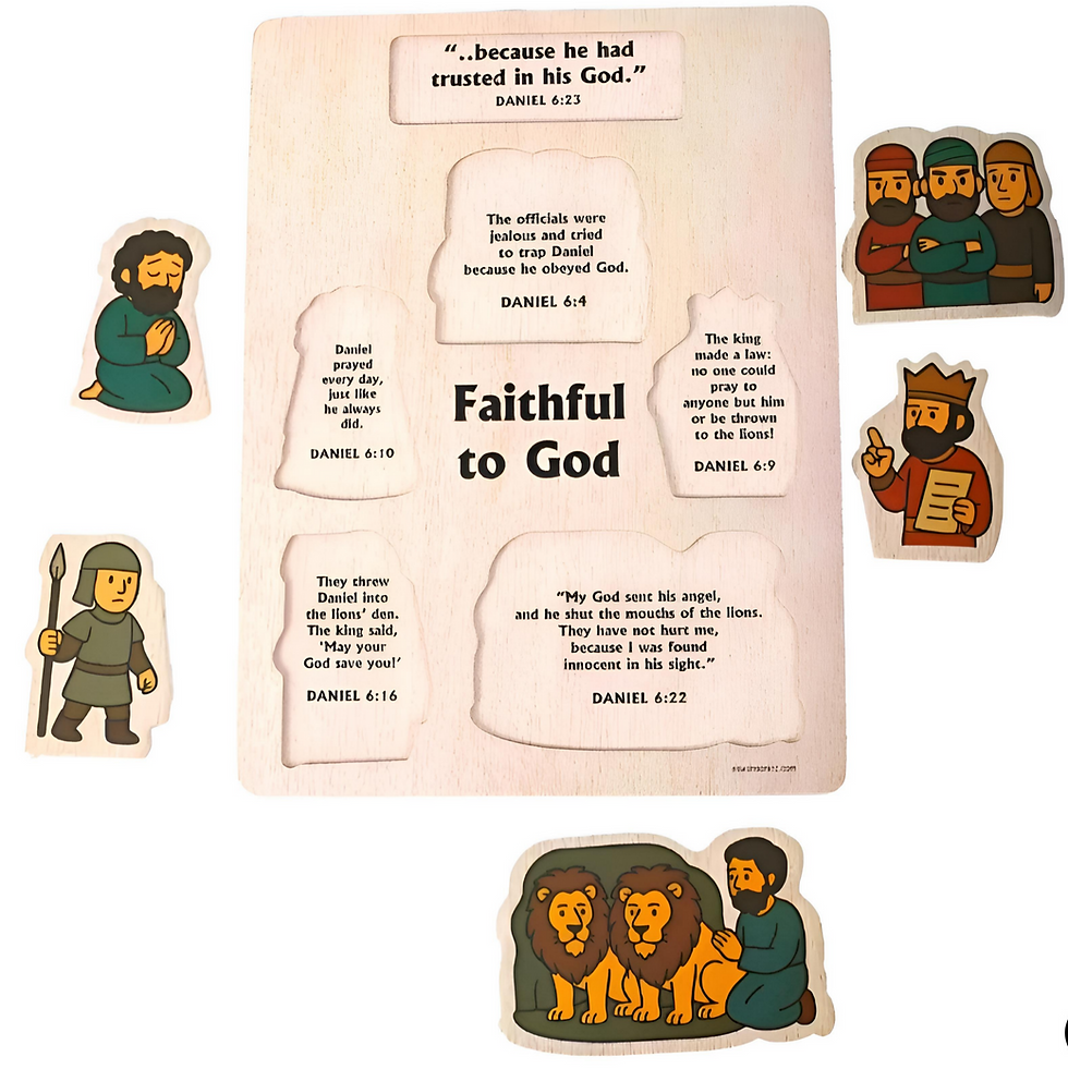 Thumbnail: Wooden Puzzle – Daniel in the Lions’ Den