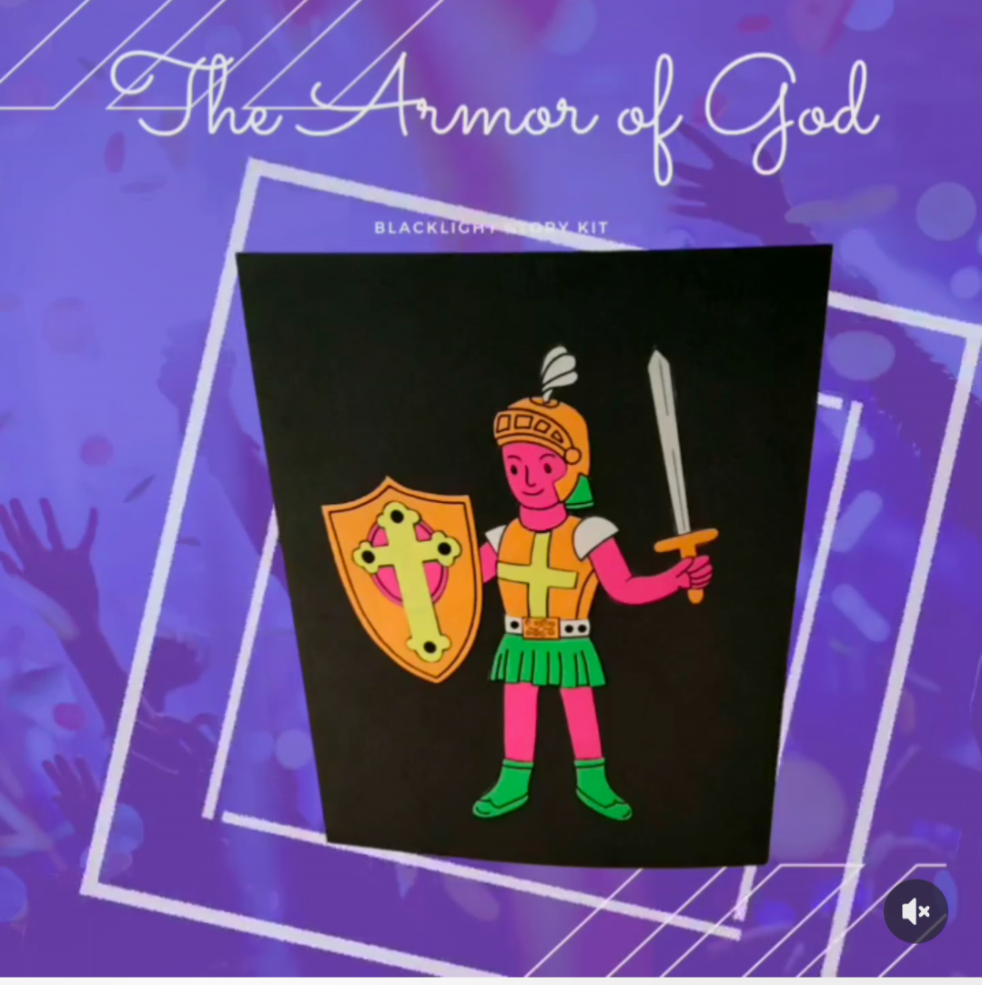 The Armor of God Black light Story Kit
