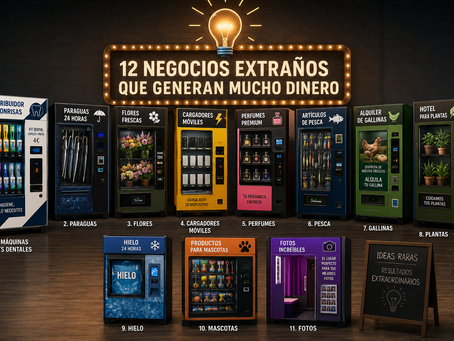 12 Negocios Extraños que Generan Más Dinero del que Imaginas