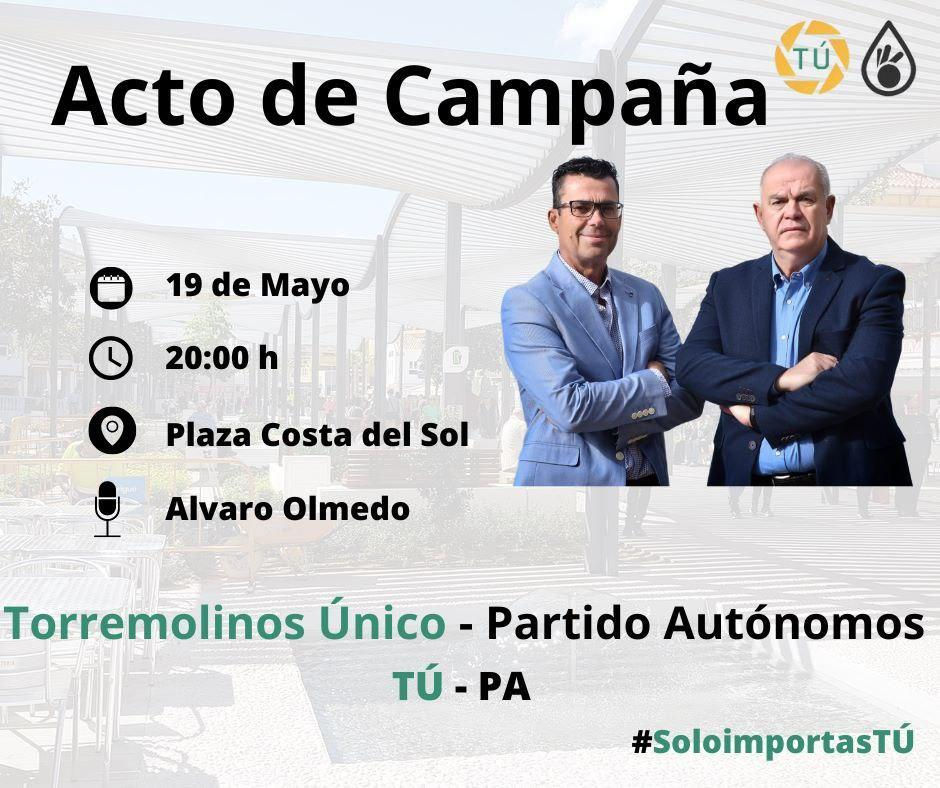 TÚPA acto de campaña 19 de mayo