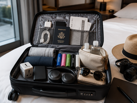 Accesorios de viaje imprescindibles: 10 cosas que nunca deberían faltar en tu maleta ✈️