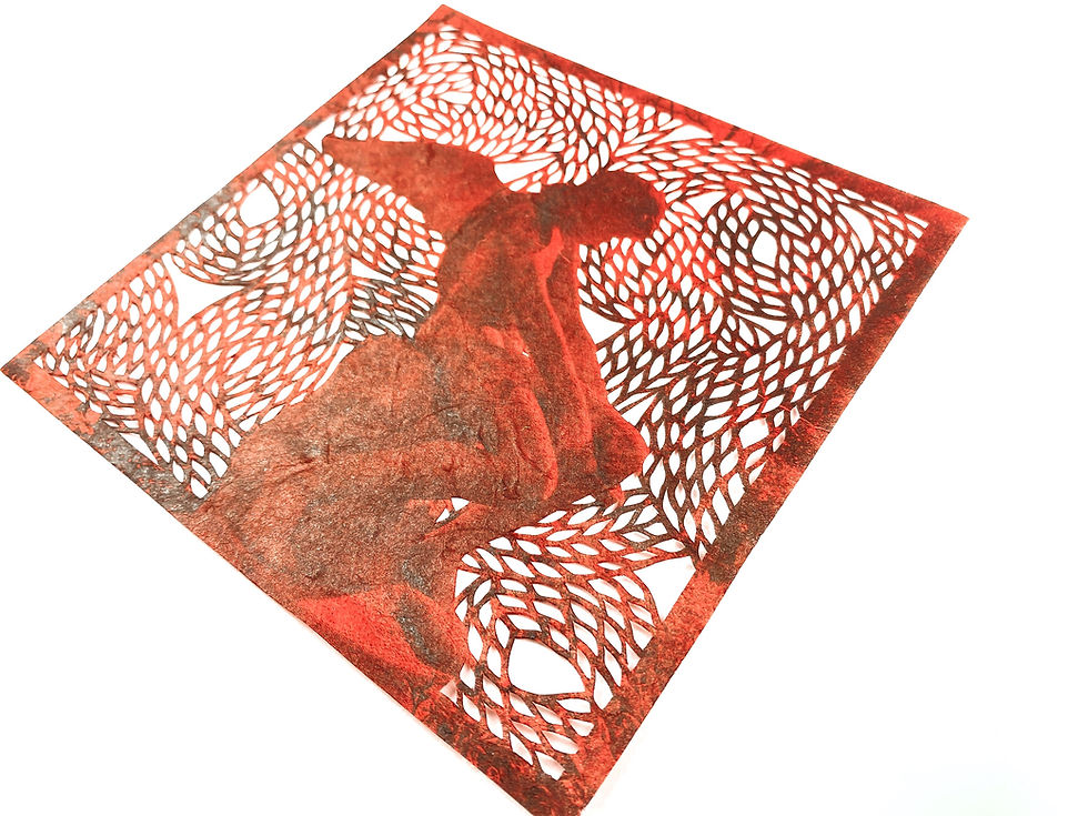 Thumbnail: Eros red, 15 x 15 cm
