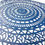 Thumbnail: Circle carpet blue I, 15x15 cm