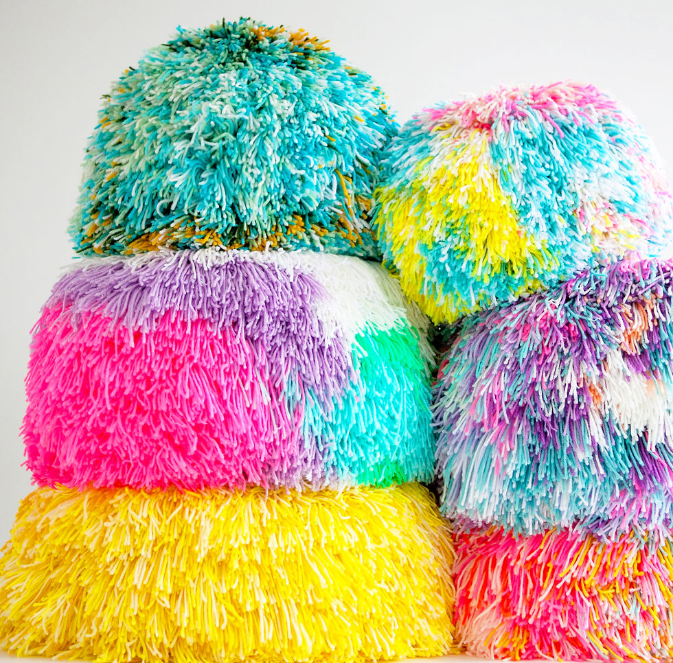 Thumbnail: Caribbean Queen Toss Pom Pillow
