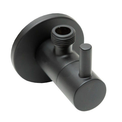 Optima angle valve 1/2"x3/8" Black