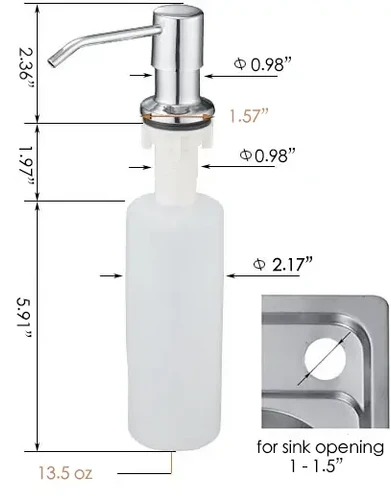 Soap Dispenser Silver