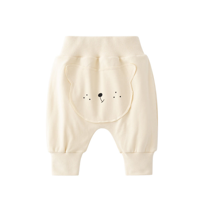 Thumbnail: Yellow Tiger Baby Harem Pants for 0-2 Years Old
