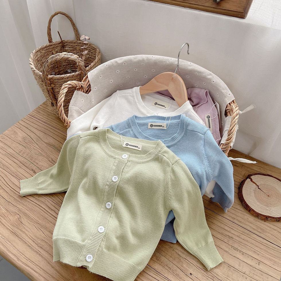 Thumbnail: Baby Summer Thin Cardigan for 1-3 Years Old