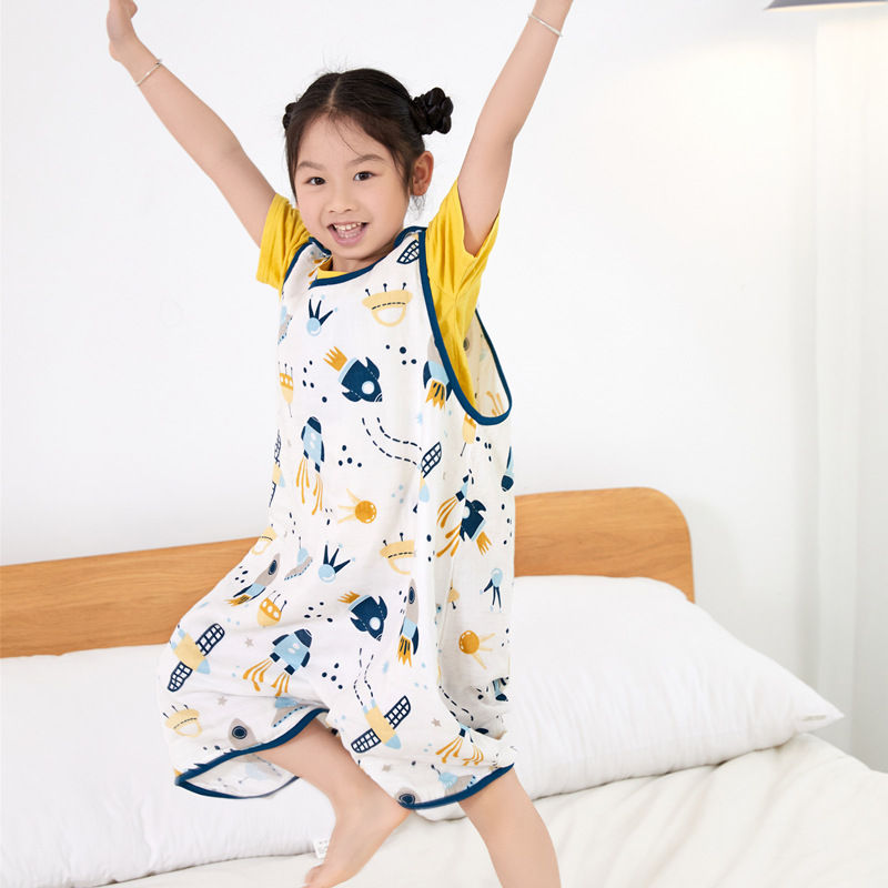 Thumbnail: Bamboo Fiber Antibacterial Children's Sleeping Bag Vest