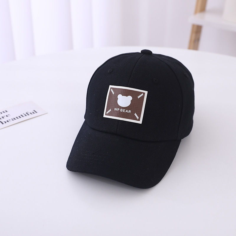Thumbnail: Cute Cartoon Bear Cotton Baseball Cap for Kids