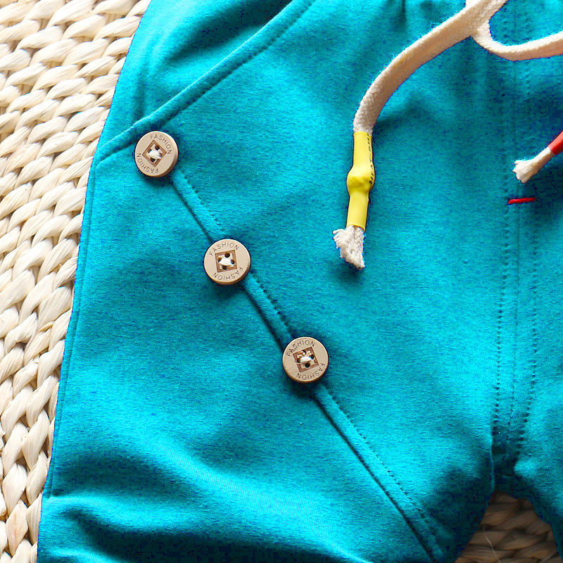 Thumbnail: Baby Boys Cotton Sports Pants - Toddler Casual Trousers