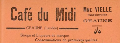 Café du Midi - Geaune (1923)