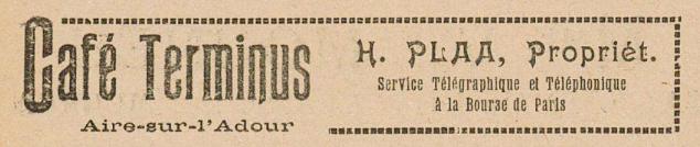 Café Terminus - Aire/Adour (1922)