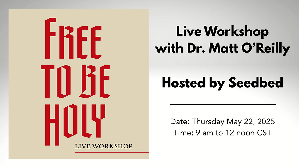 free to be holy