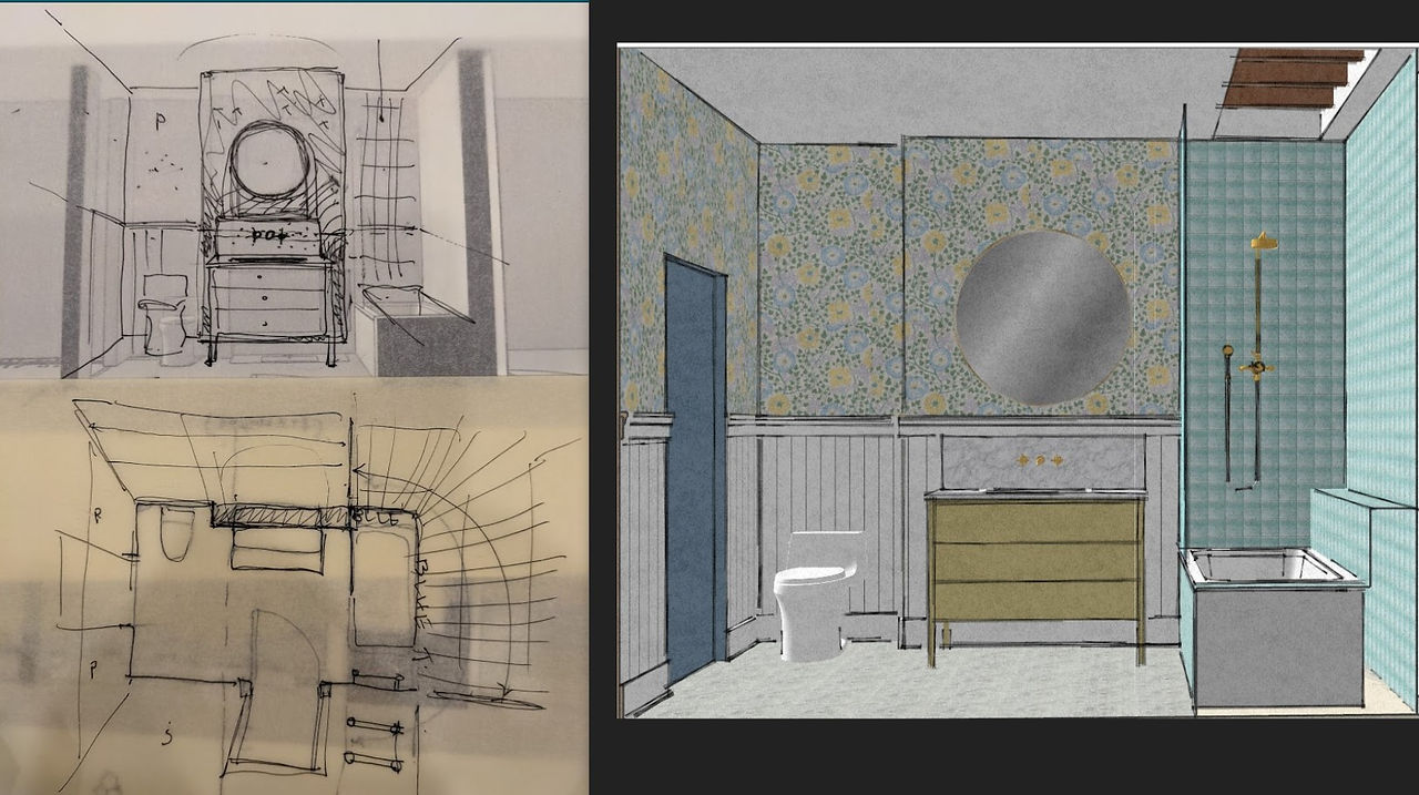 Sketches from the design process