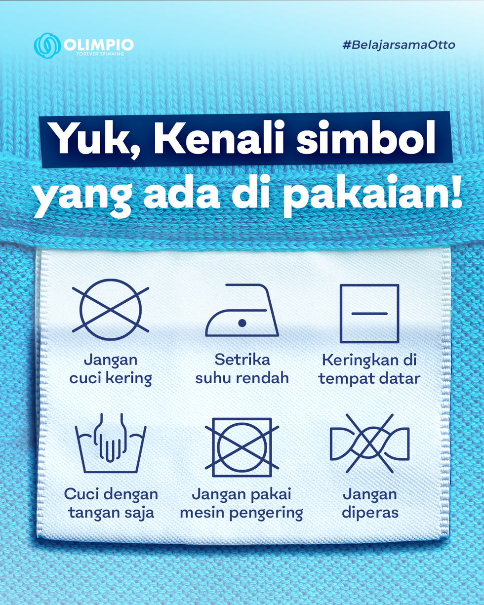 #BelajarSamaOtto- Yuk Kenali simbol yang ada di pakaian!
