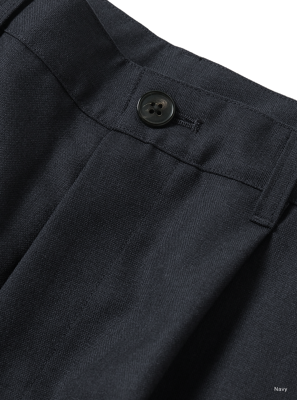Thumbnail: Men's SUMMER WOOL ONE TUCK TROUSERS